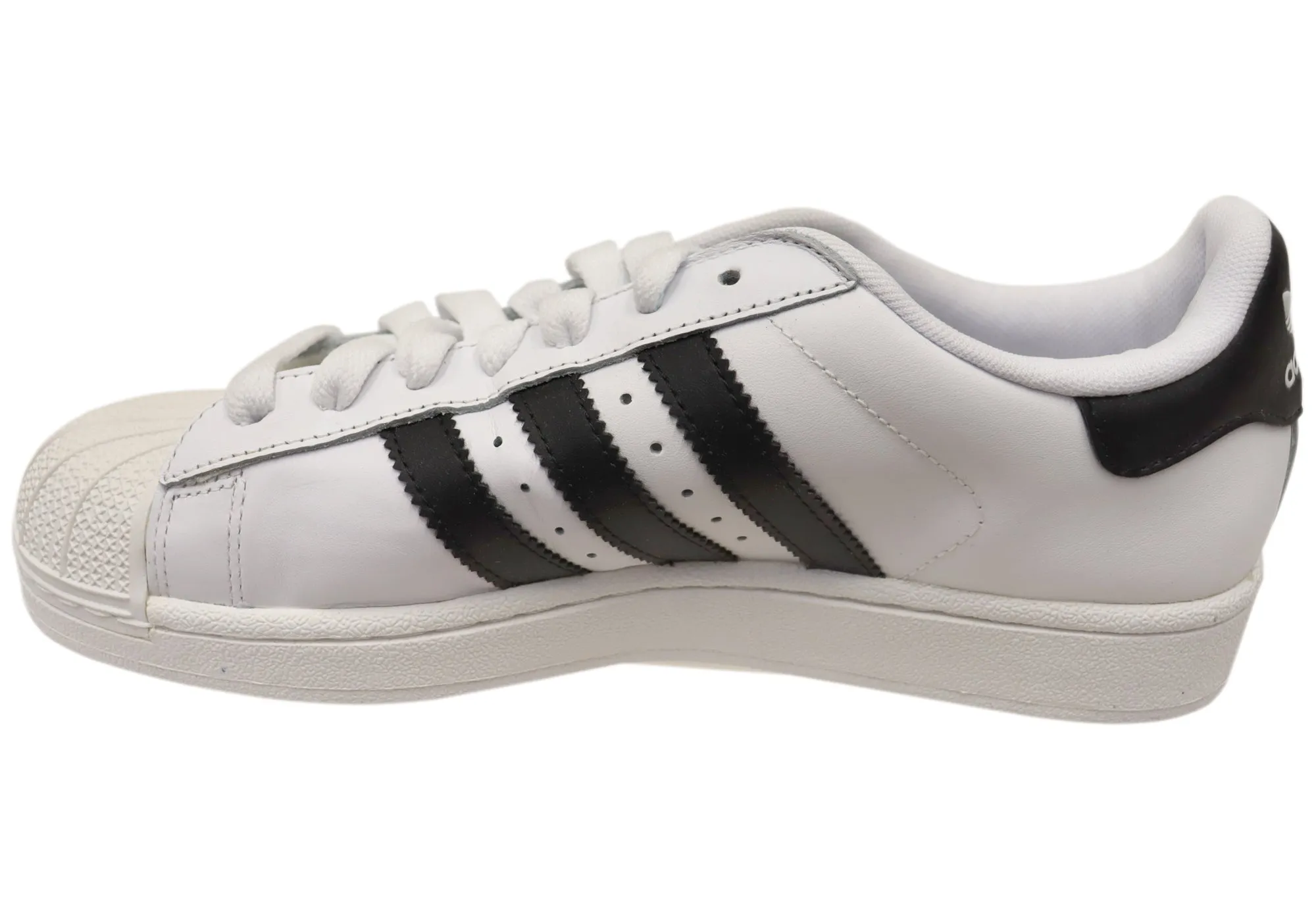 Adidas Mens Superstar II Shoes White Black