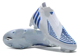 adidas Predator Edge + FG - White / Hi-Res Blue