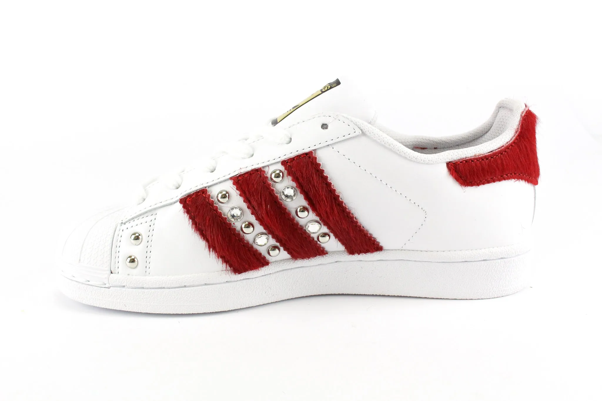 Adidas Superstar Cavallino Rosso & Strass