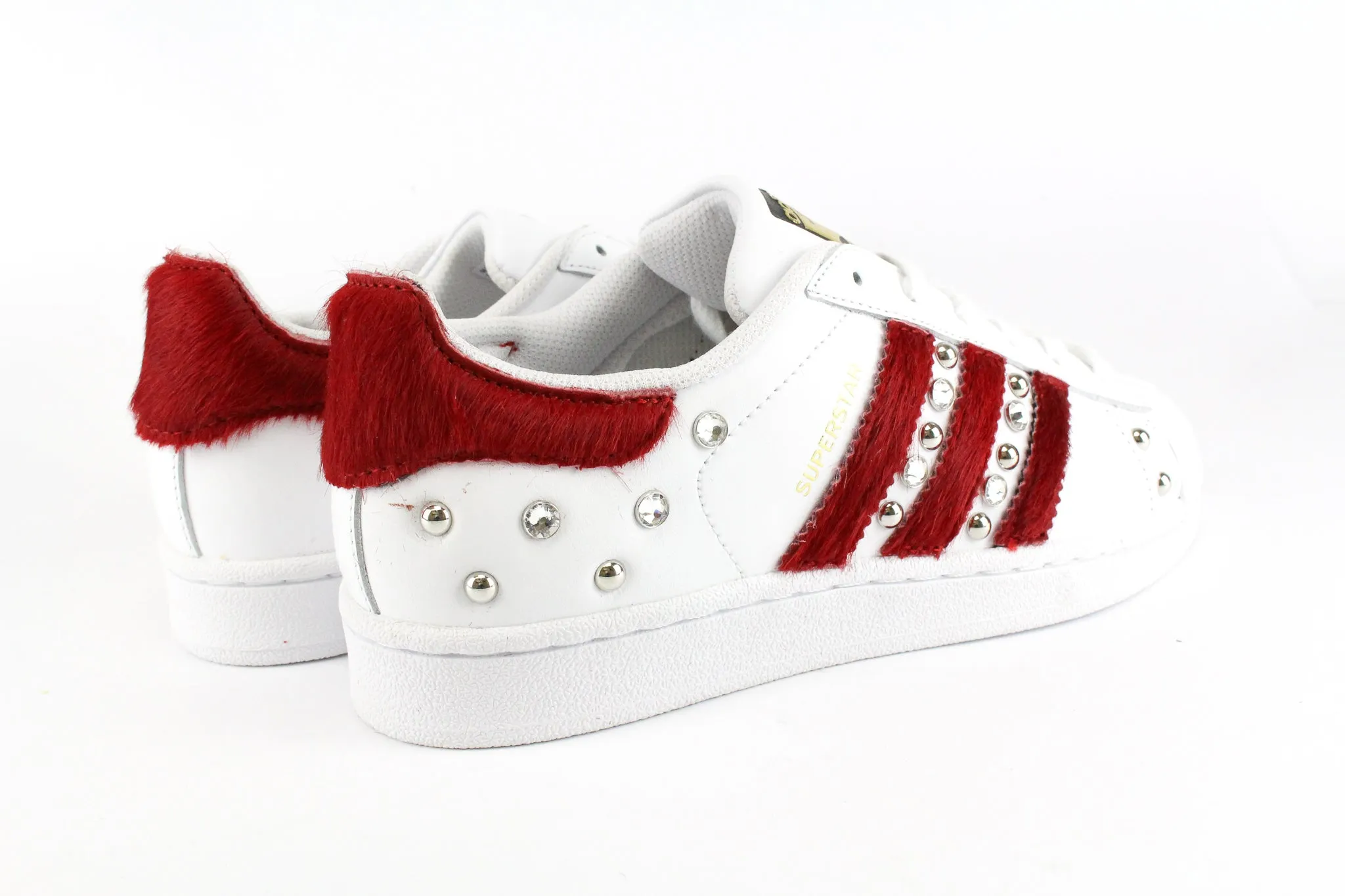 Adidas Superstar Cavallino Rosso & Strass