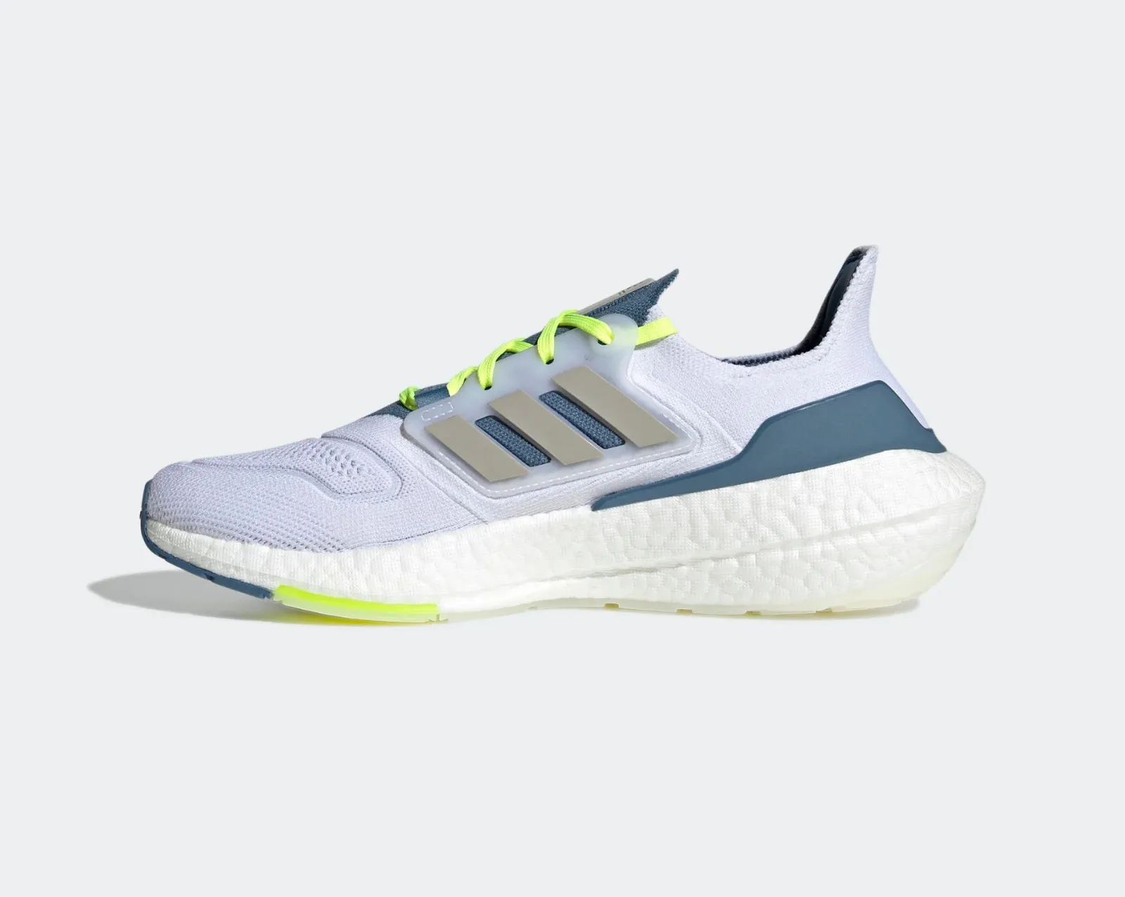 Adidas Ultraboost 22 Cloud White Linen Green Metal Grey GX5912