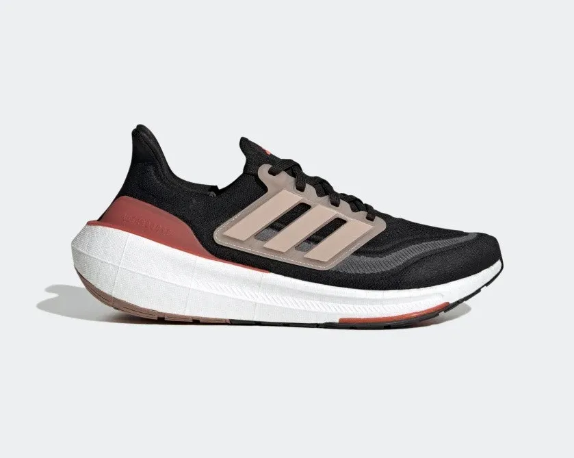 Adidas Ultraboost Light Core Black Wonder Taupe Grey Six HQ6344