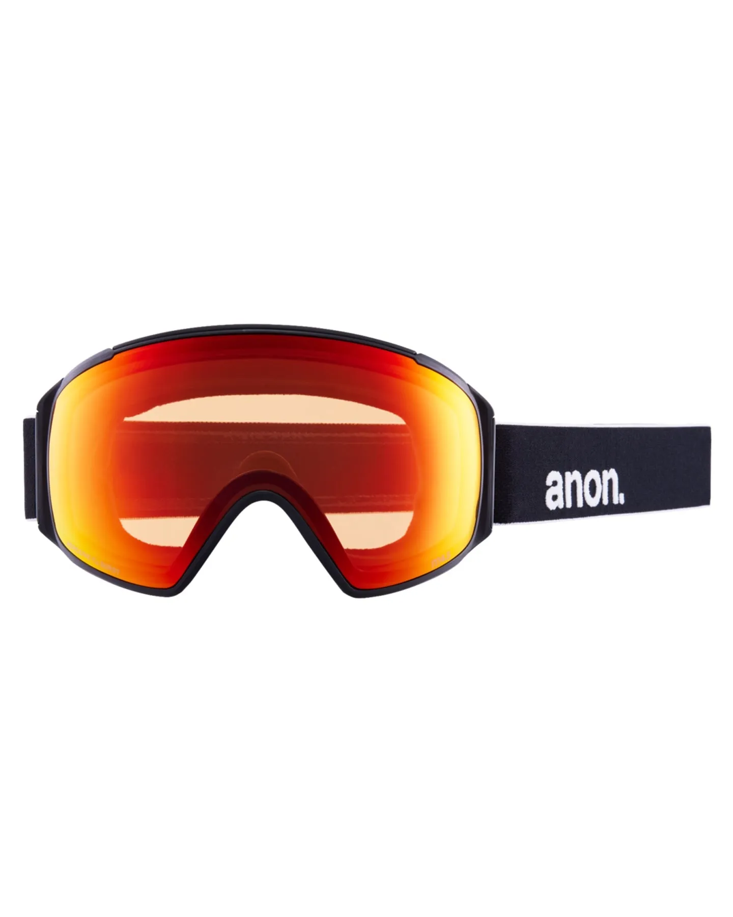 Anon M4S Toric Low Bridge Fit Snow Goggles + Bonus Lens + MFI - Black / Perceive Sunny Red