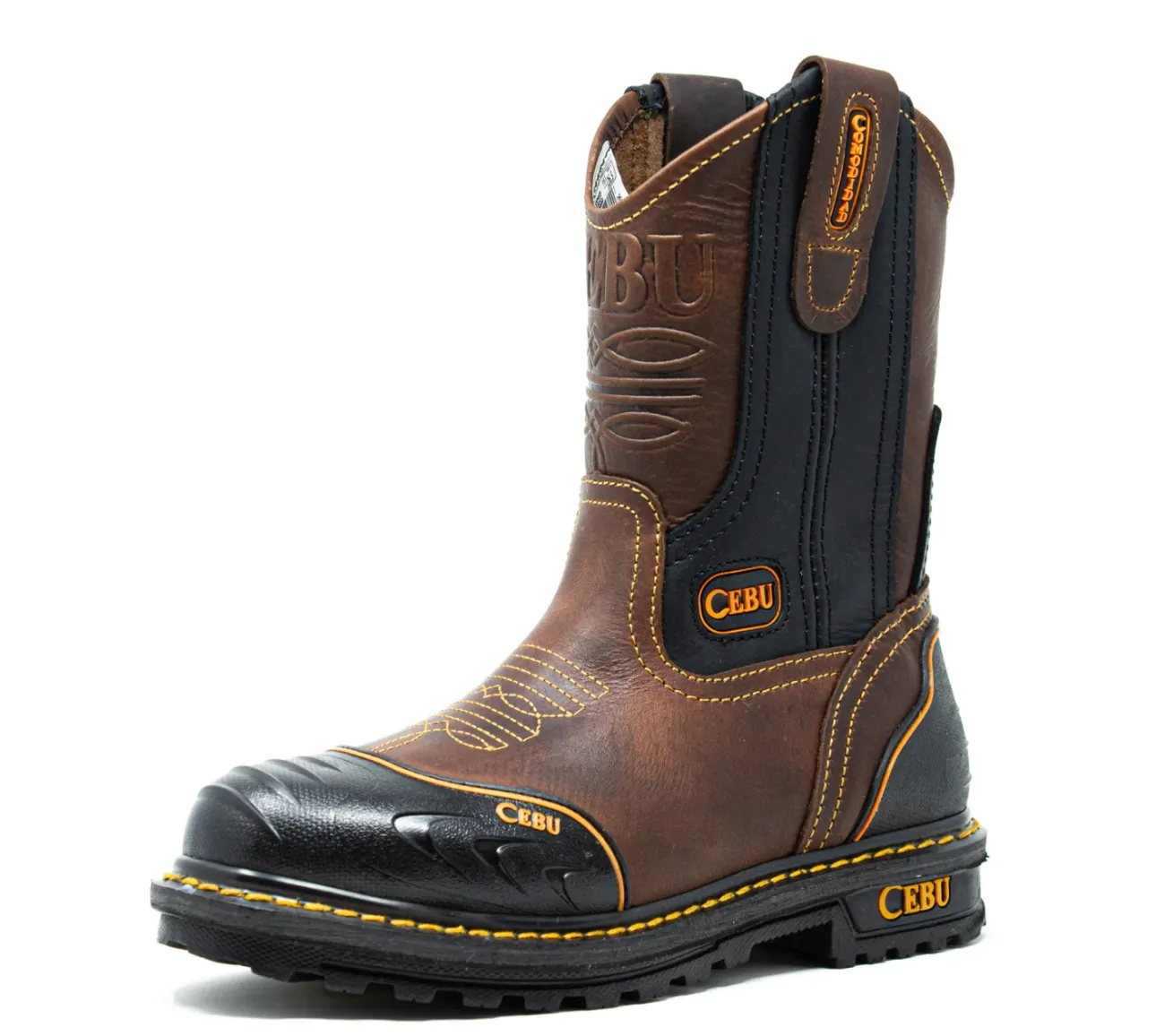 ATK FARMER - Cebu Men's Steel Toe Work Boot - Cafe