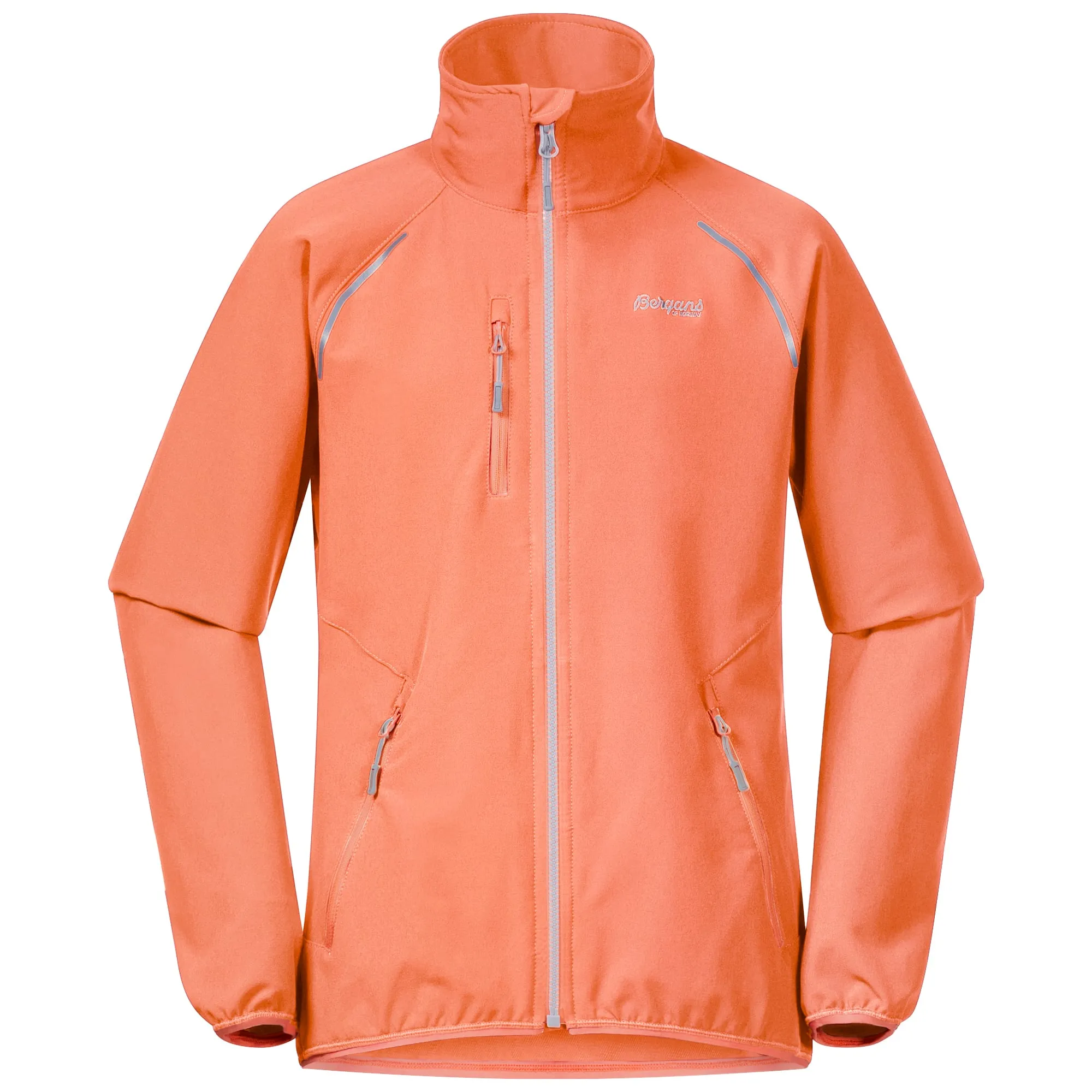 Bergans Girl's Sjoa Light Softshell Jacket Cantaloupe | Buy Bergans Girl's Sjoa Light Softshell Jacket Cantaloupe here