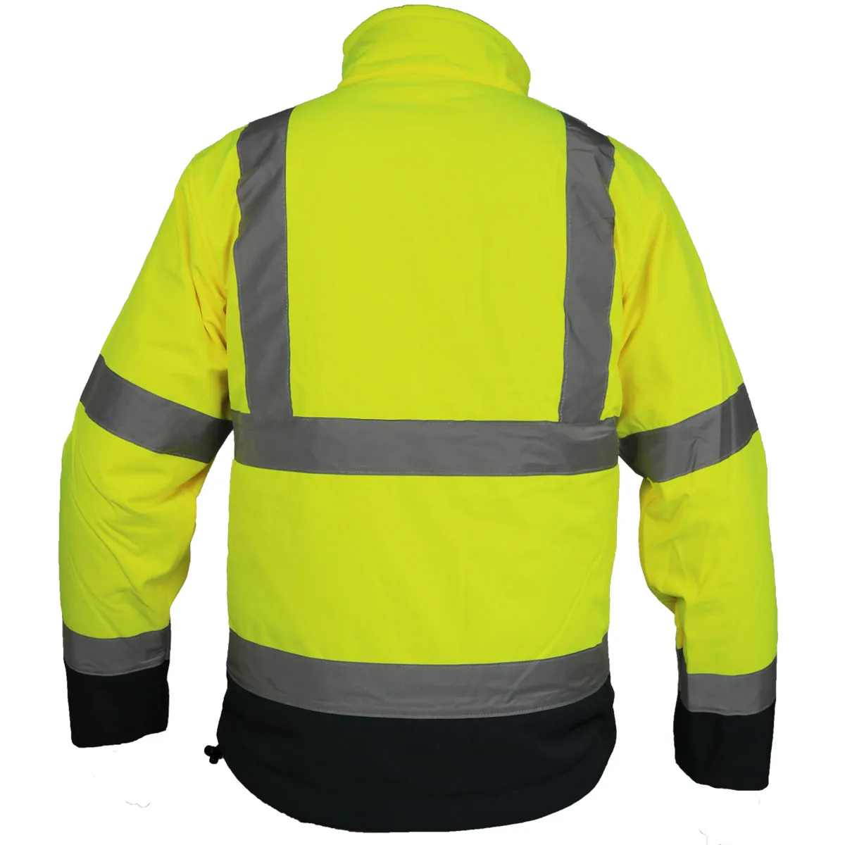 Buy High Visibility Softshell 2 Tone Jacket with Full zip Front Fastening Sizes S- 5XL Hi Vis Viz Reflective Workwear - Fast UK 