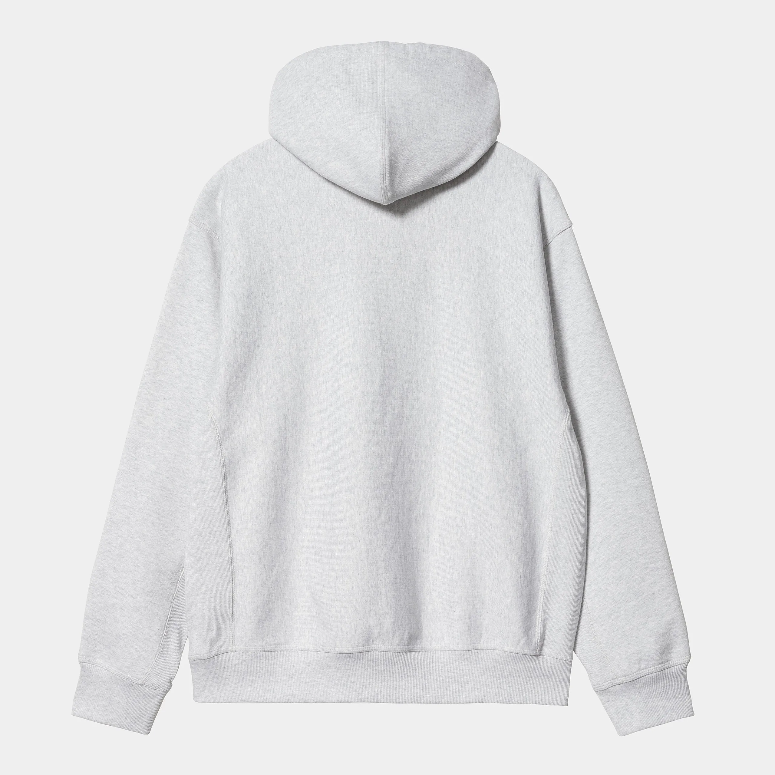 Carhartt WIP - American Script Pullover Hooded Sweatshirt - Ash Heather