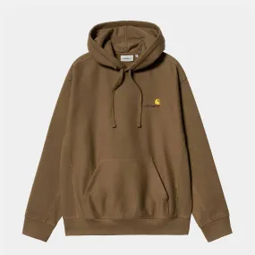 Carhartt WIP - American Script Pullover Hooded Sweatshirt - Lumber