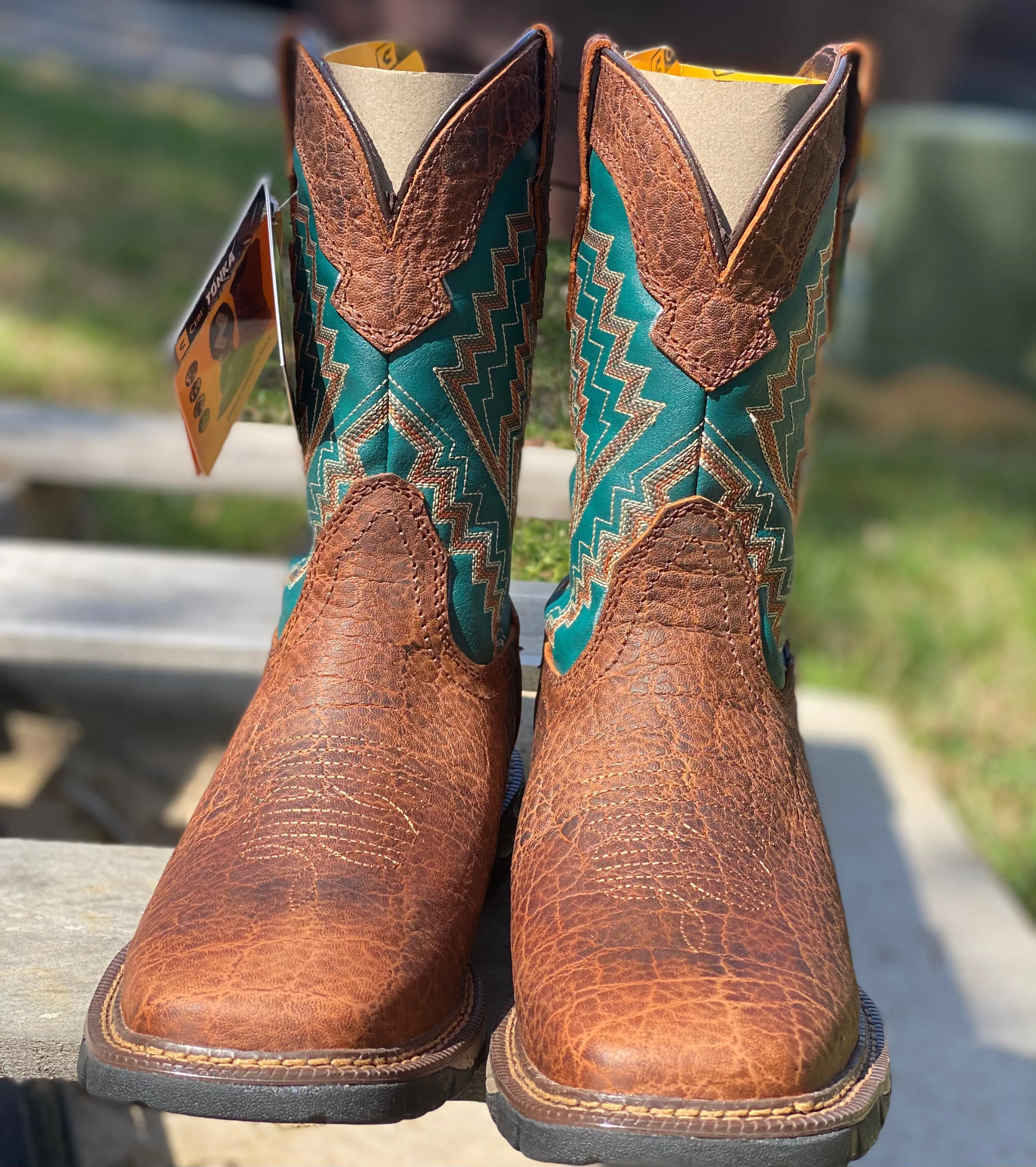 Cochise - Cebu Men’s Soft Toe Work Boot - Cognac