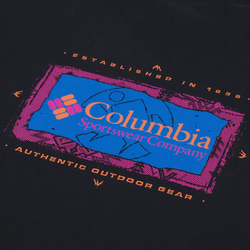 Columbia Wintertrainer Graphic T Shirt Black