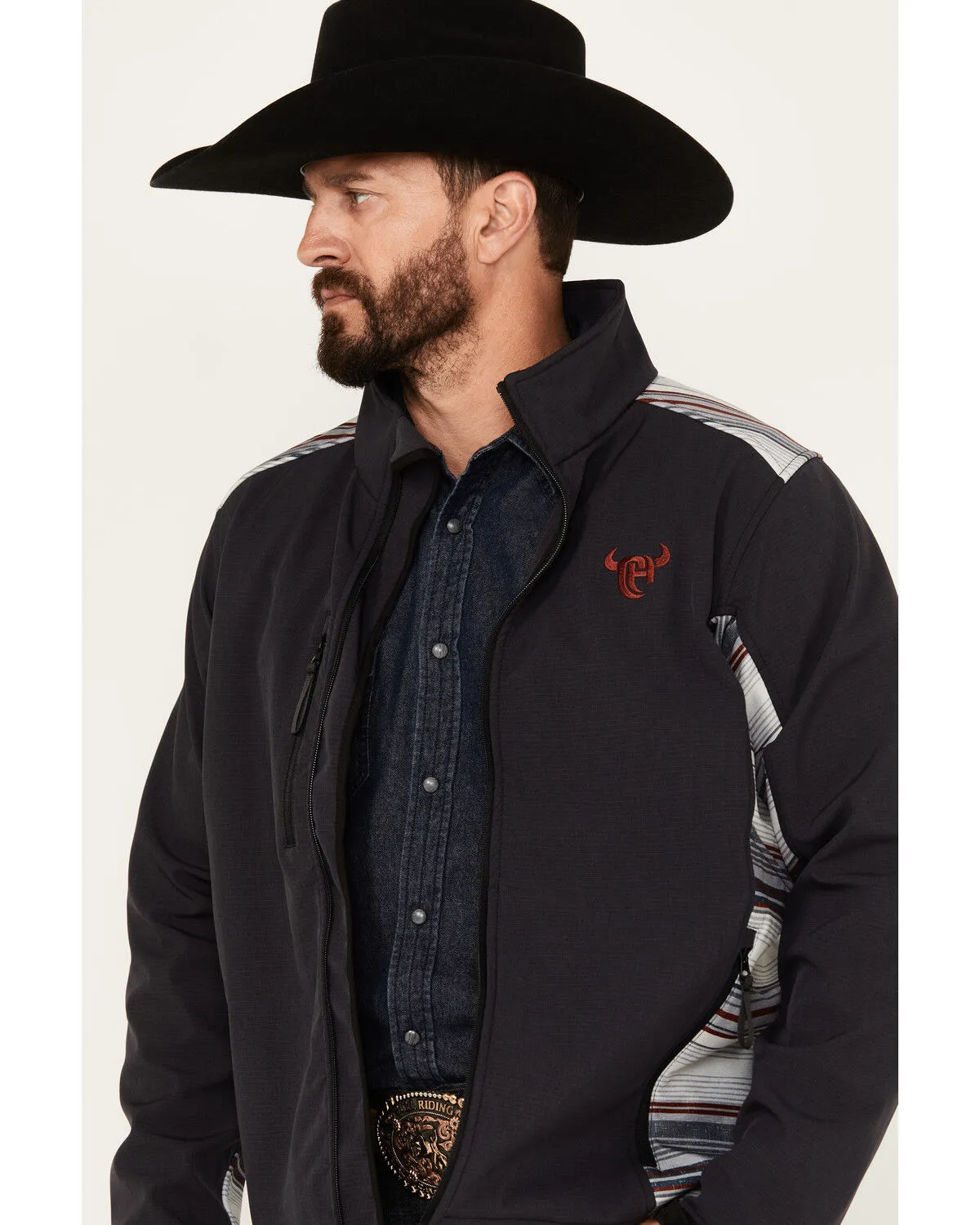 Cowboy Hardware Men's Serape Block Softshell Jacket