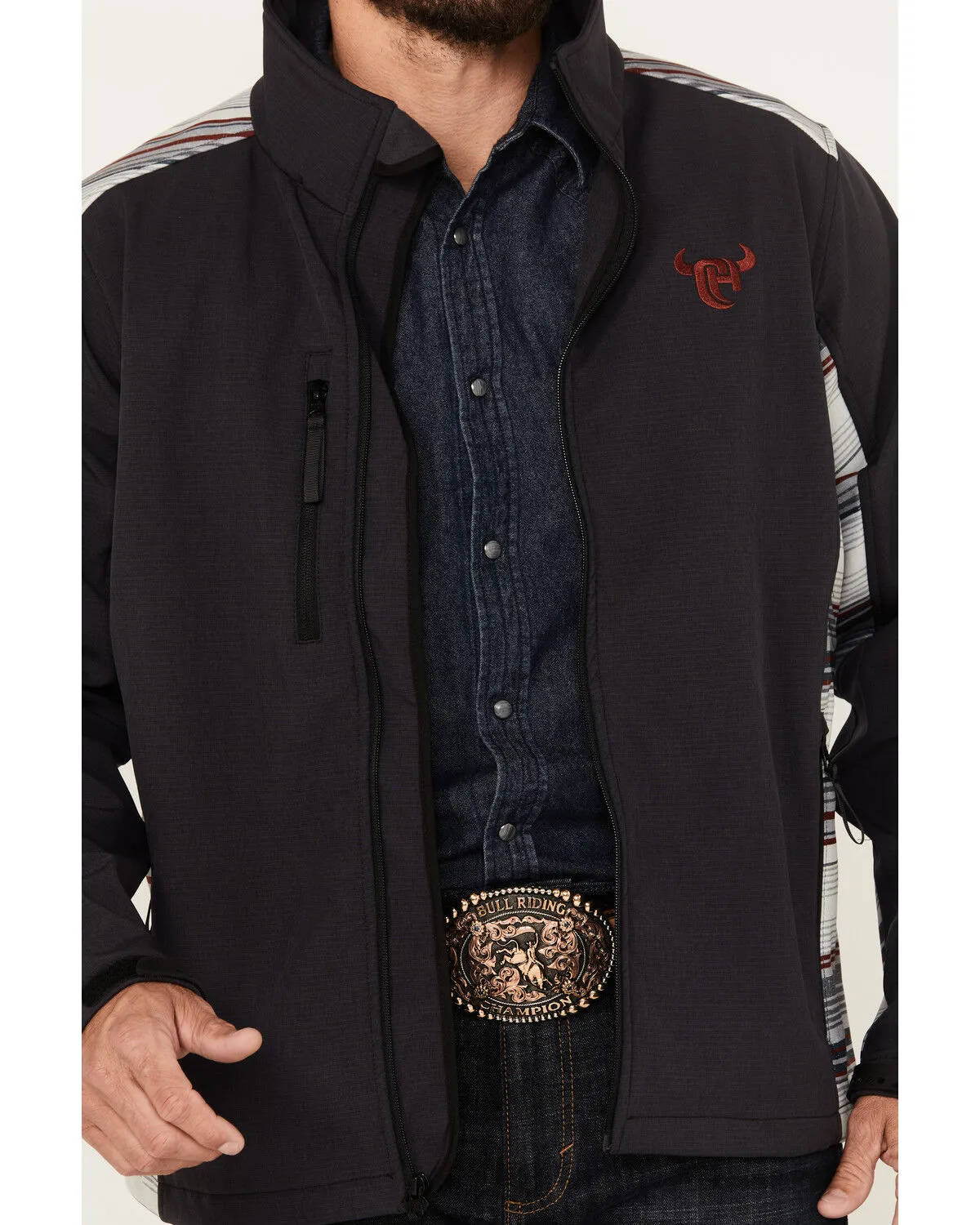 Cowboy Hardware Men's Serape Block Softshell Jacket