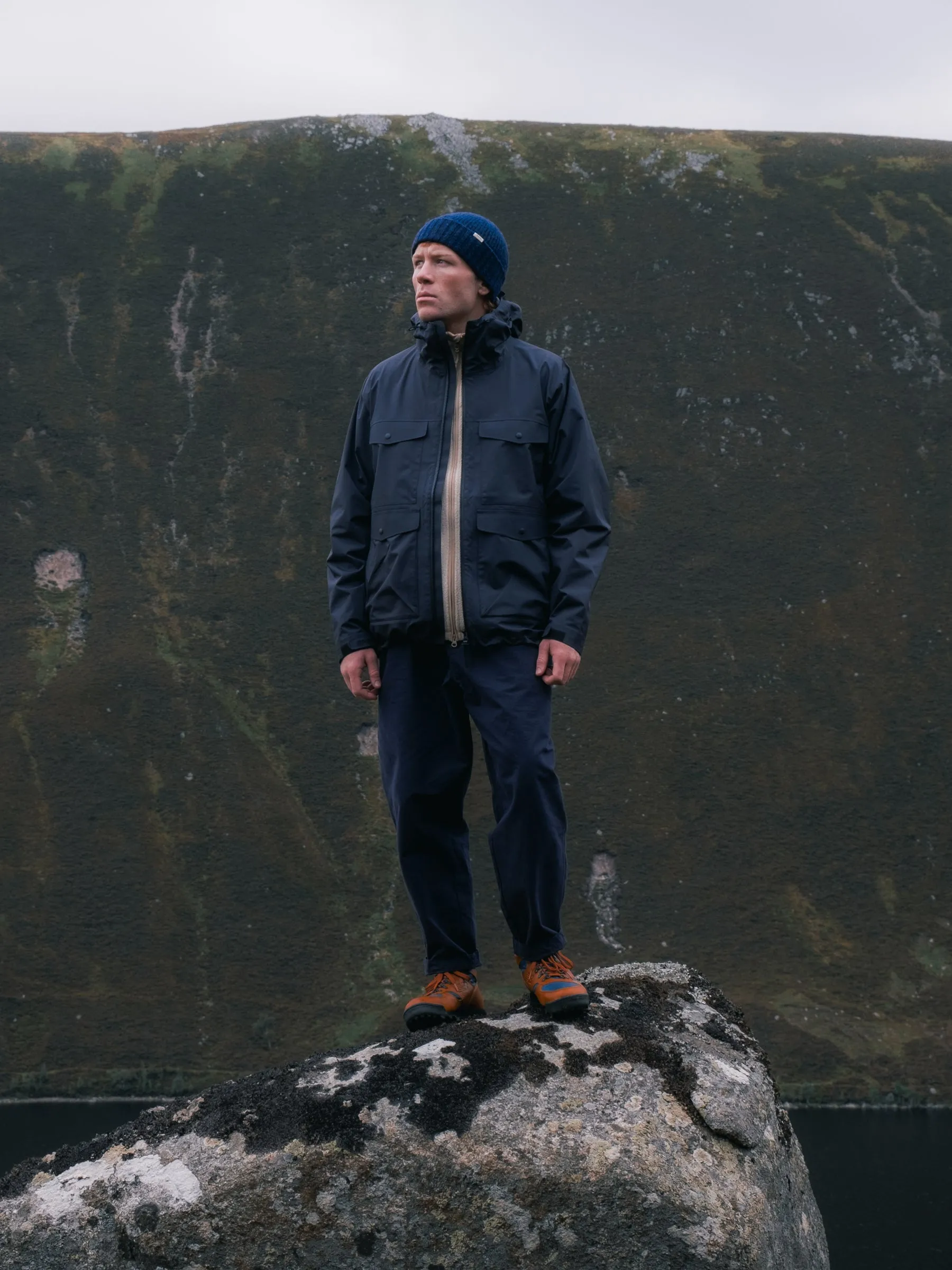 Dunkeld Shell Jacket in Dark Navy 3L Waterproof