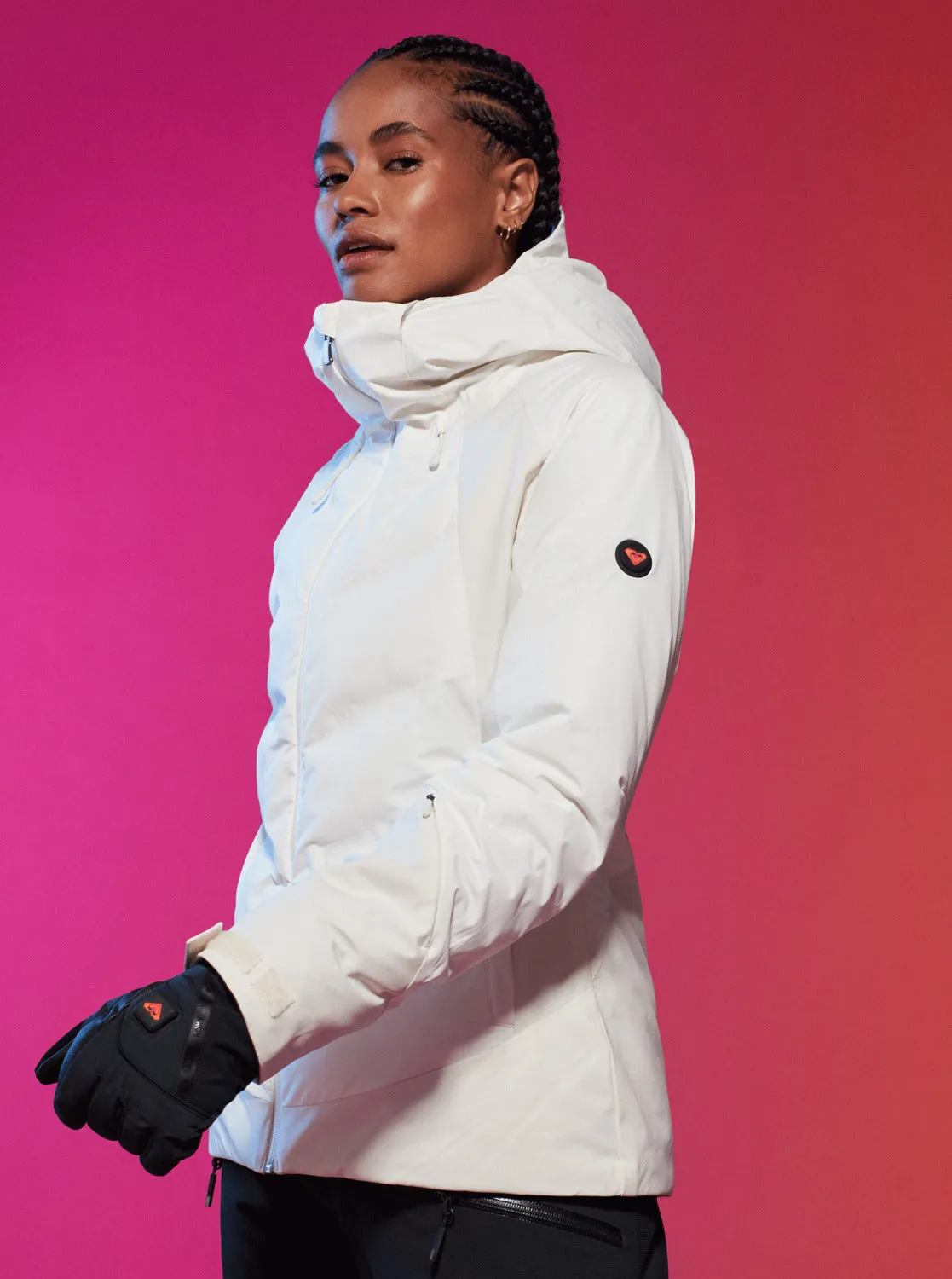 Dusk Warmlink Technical Snow Jacket - Egret