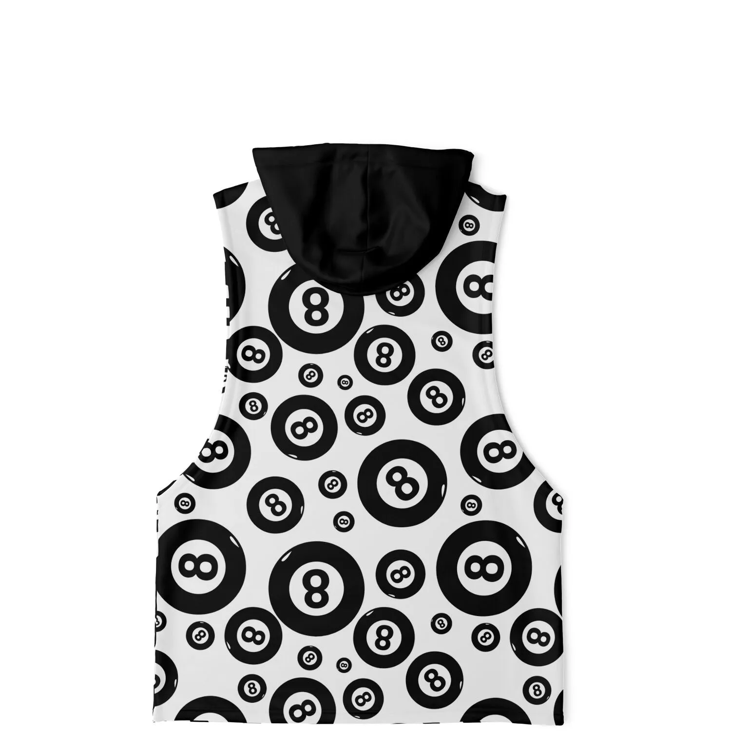 Eight Ball Sleeveless Hoodie