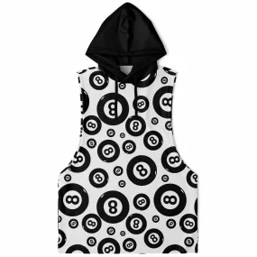 Eight Ball Sleeveless Hoodie