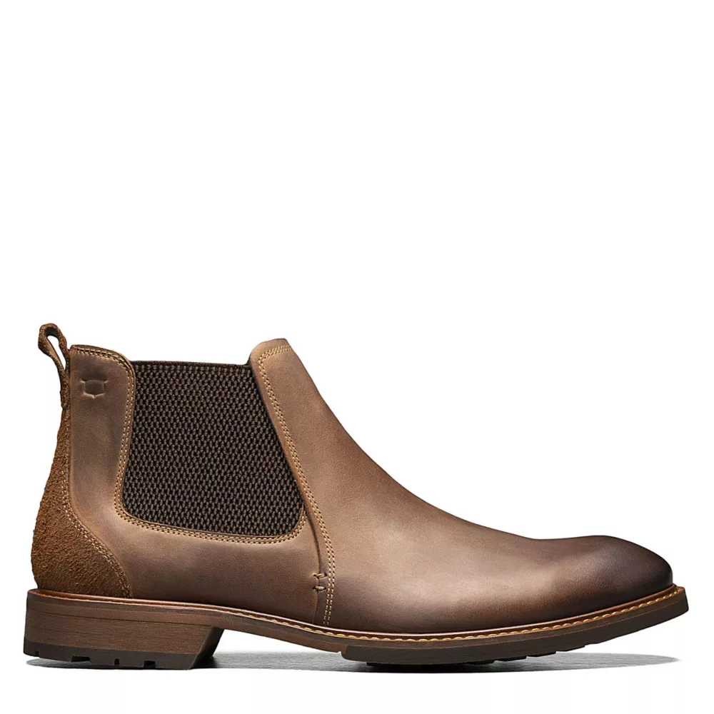 FLORSHEIM  MENS LODGE PLAIN TOE CHELSEA BOOT