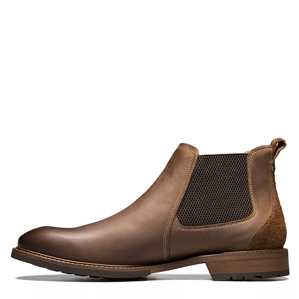 FLORSHEIM  MENS LODGE PLAIN TOE CHELSEA BOOT