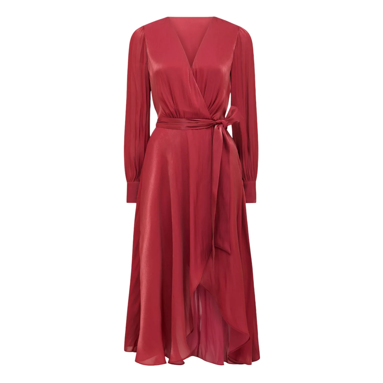 FOREVER NEW Mabel Wrap Dress - Red