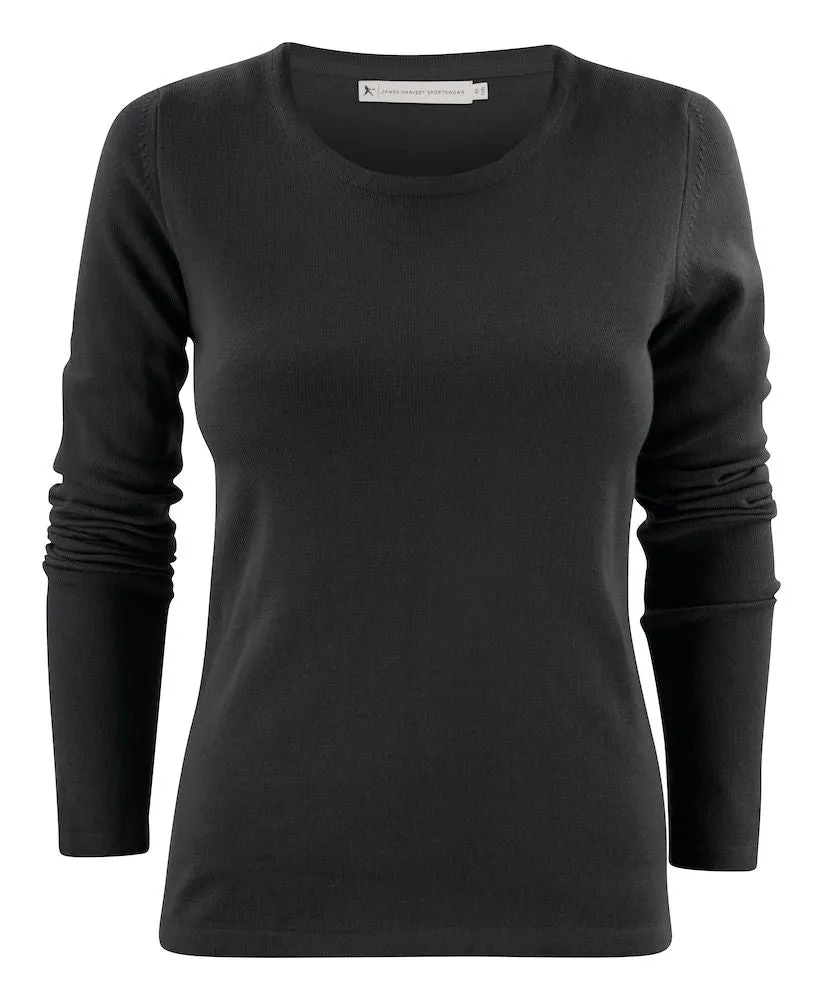 Harvest Portland Lady r-neck pullover Black XS