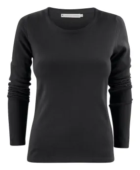 Harvest Portland Lady r-neck pullover Black XS