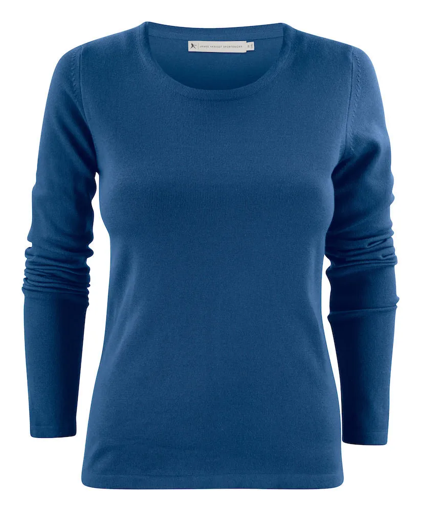 Harvest Portland Lady r-neck pullover Blue fog L