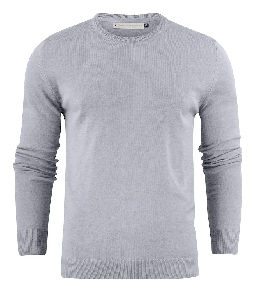 Harvest Portland r-neck pullover Grey Melange L