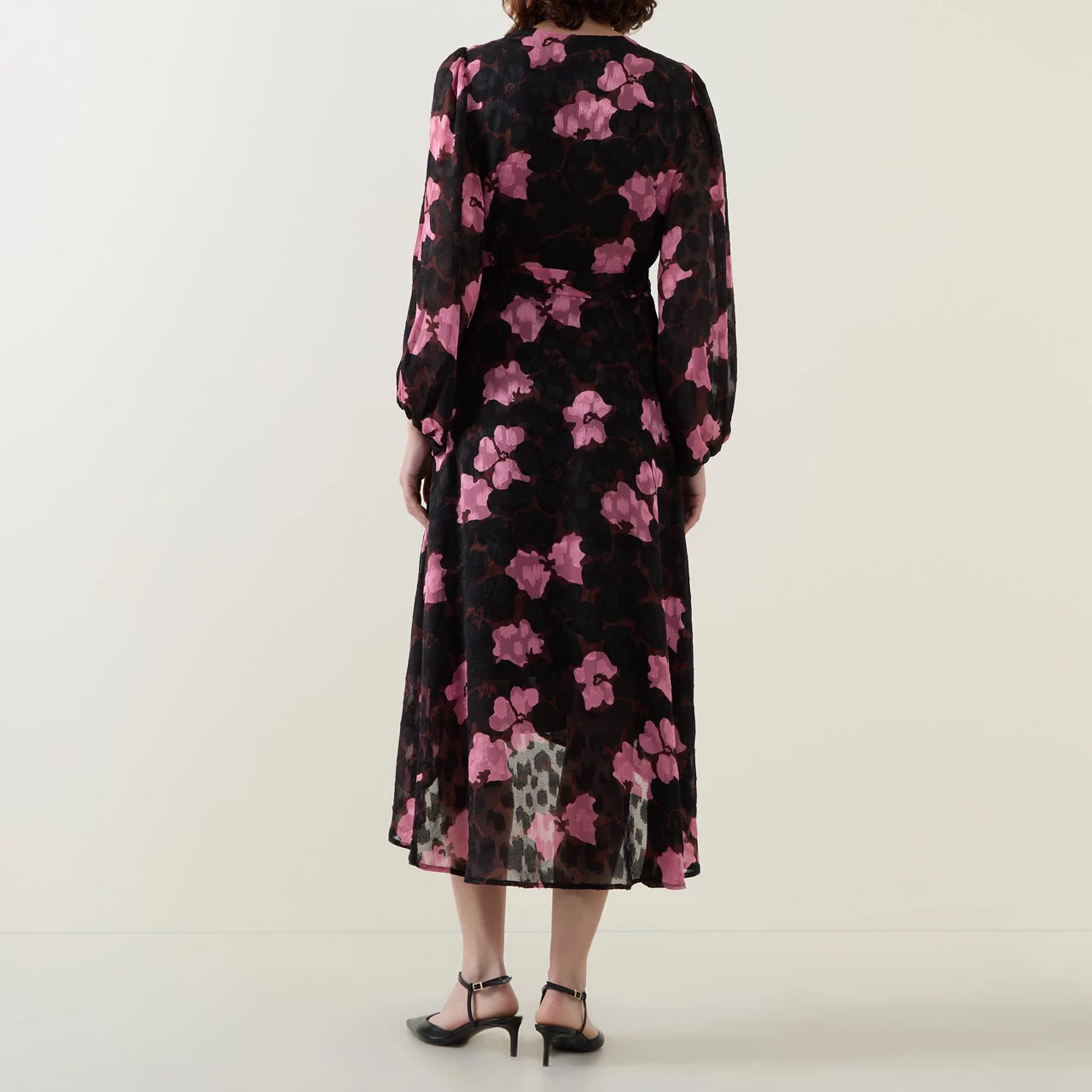 INWEAR Basira Floral Wrap Dress - Pink