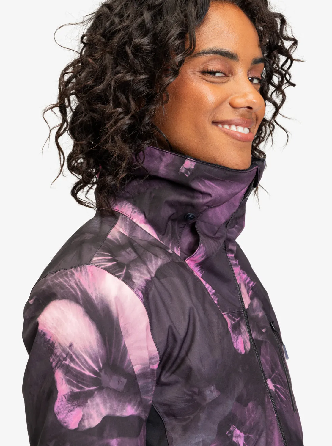 Jet Ski Premium Technical Snow Jacket - True Black Pansy Pansy