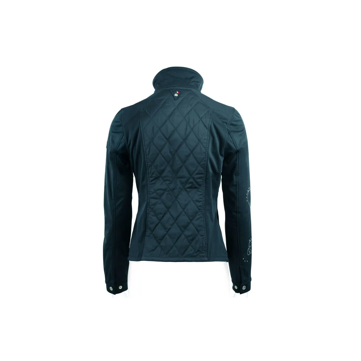 LADIES SOFTSHELL RIDING JACKET BY EQUILINE. MOD. CAROLA EQUILINE Blue