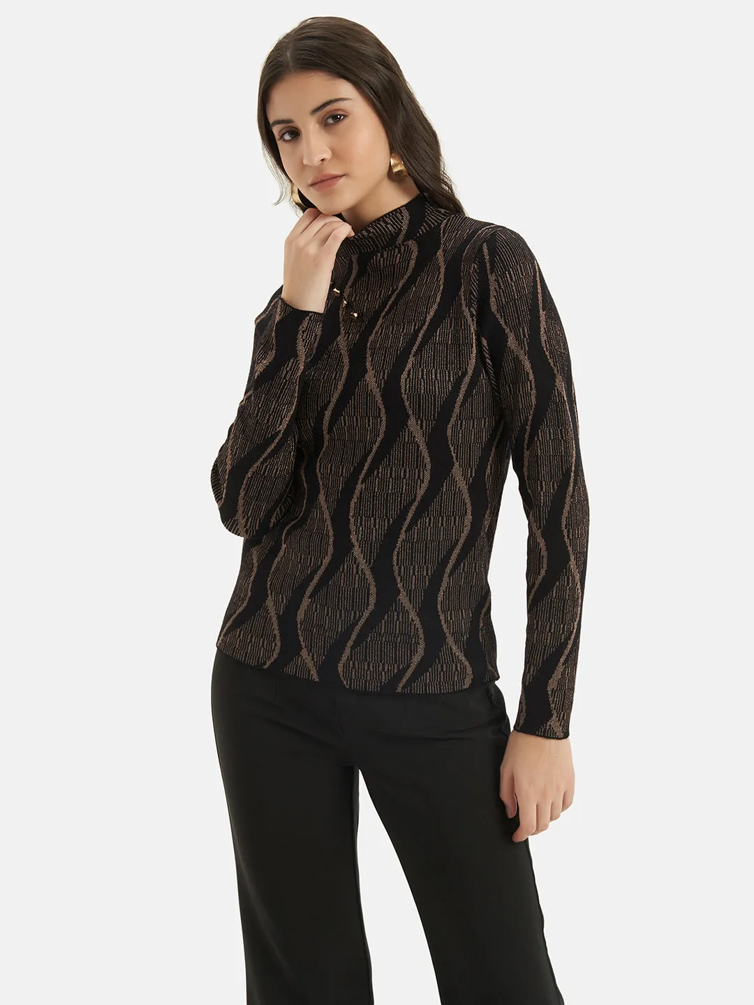 Lurex Knitted Pullover