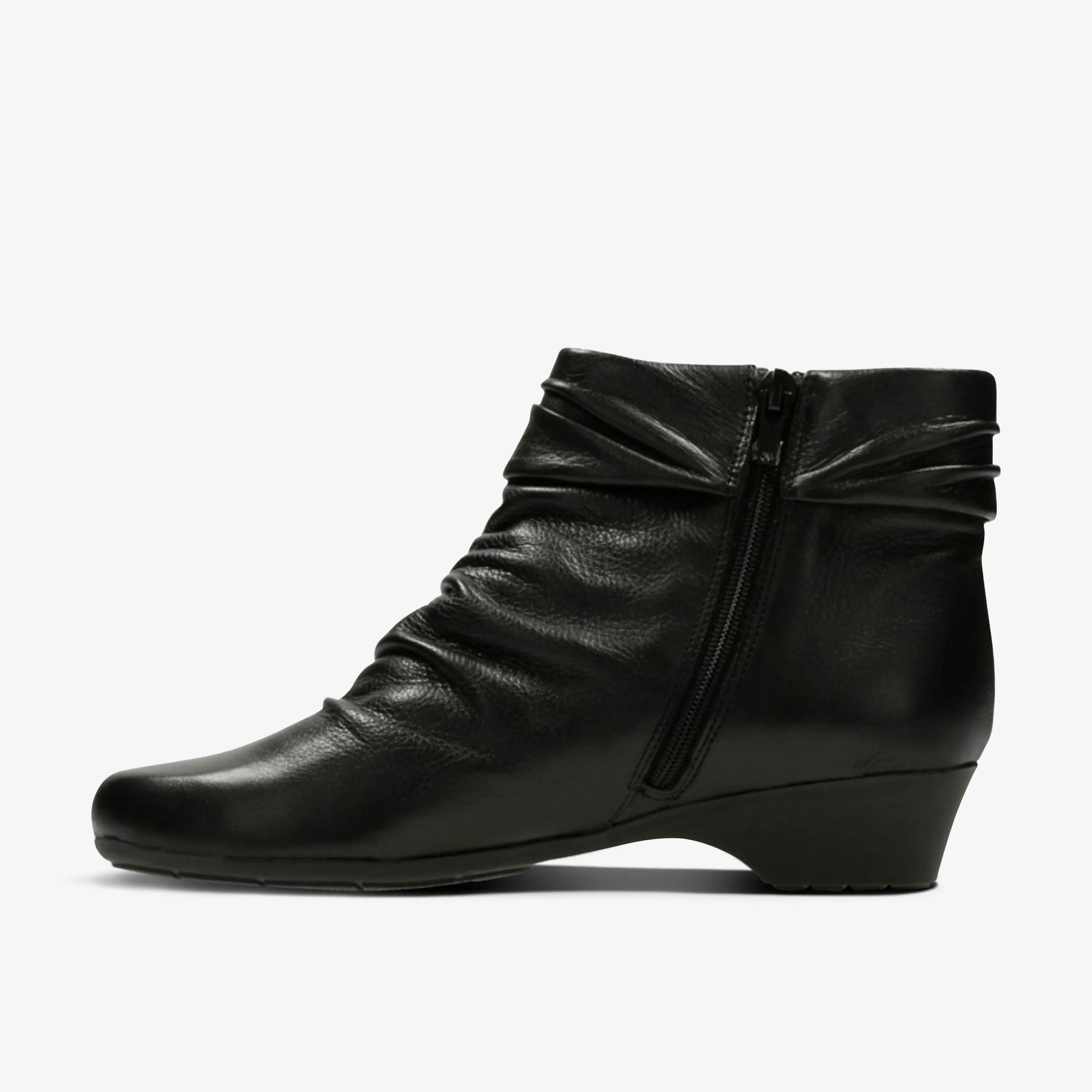 Matron Ella Ankle Boot Black Leather