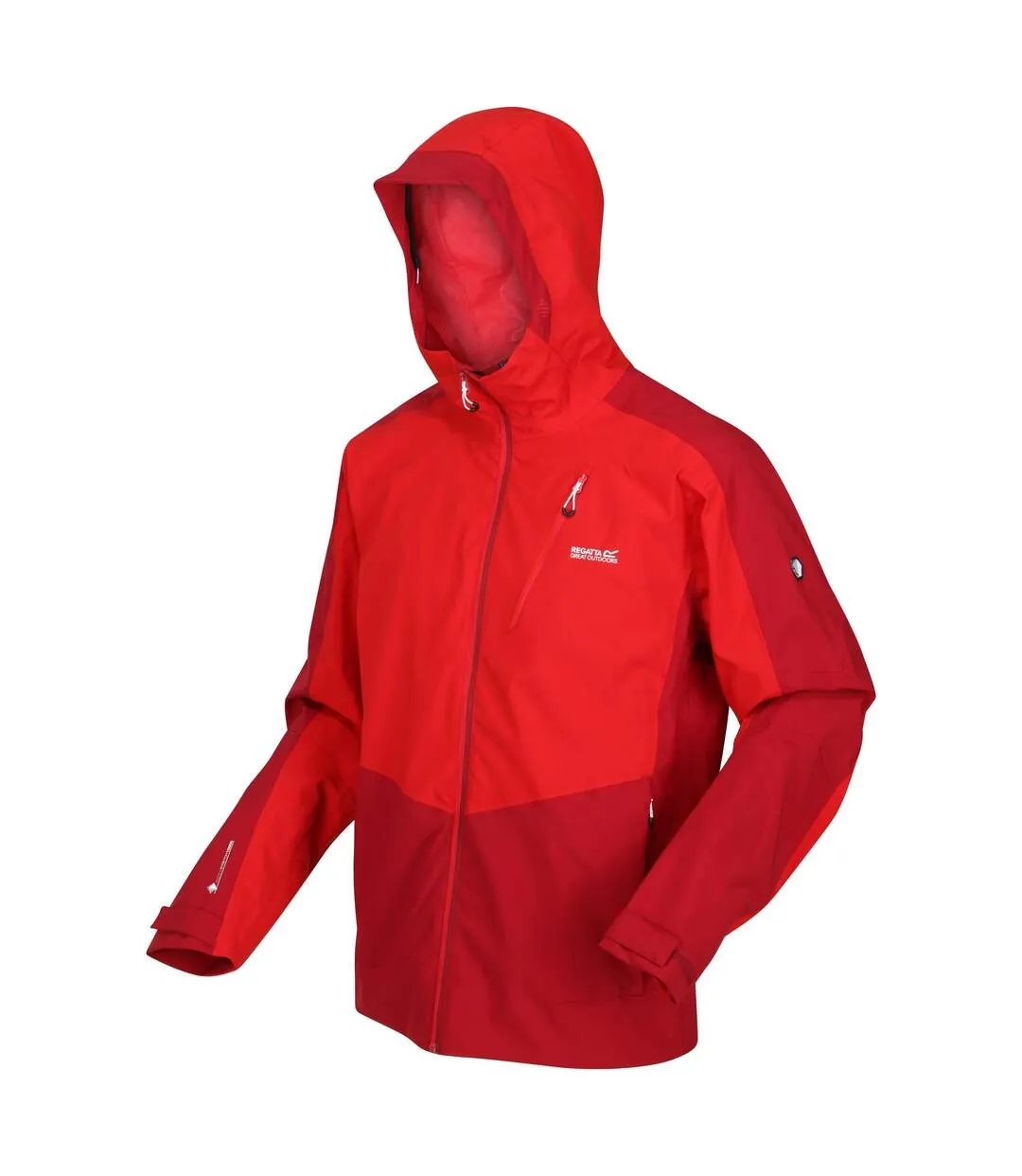 Mens highton stretch ii waterproof jacket chinese red/dark red Regatta