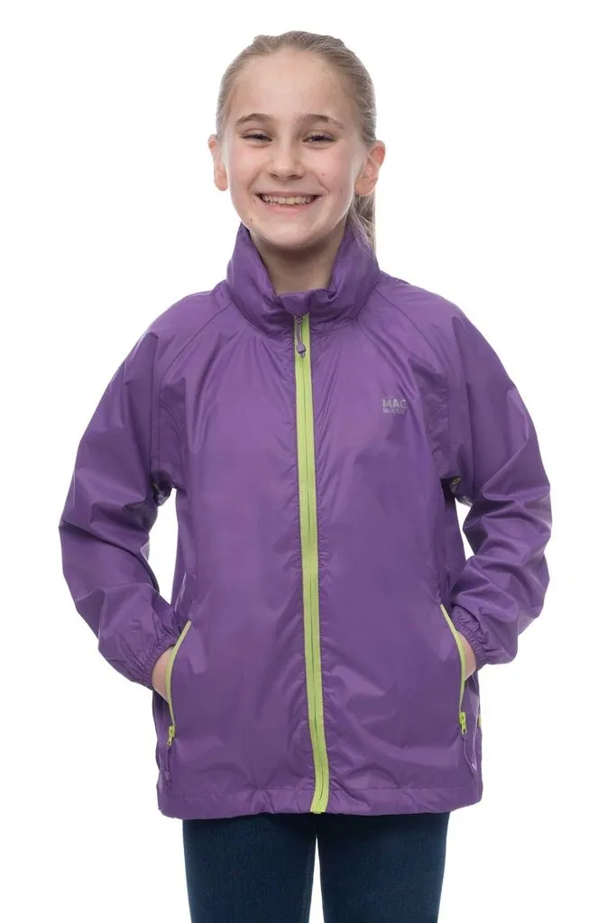 Mini Mac In A Sac Vivid Violet Youth Waterproof Jacket