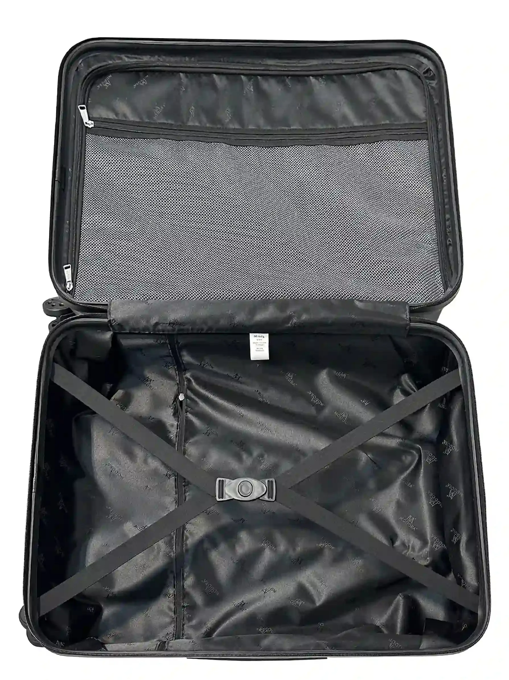 Modora Vague Collection Black Large Suitcase