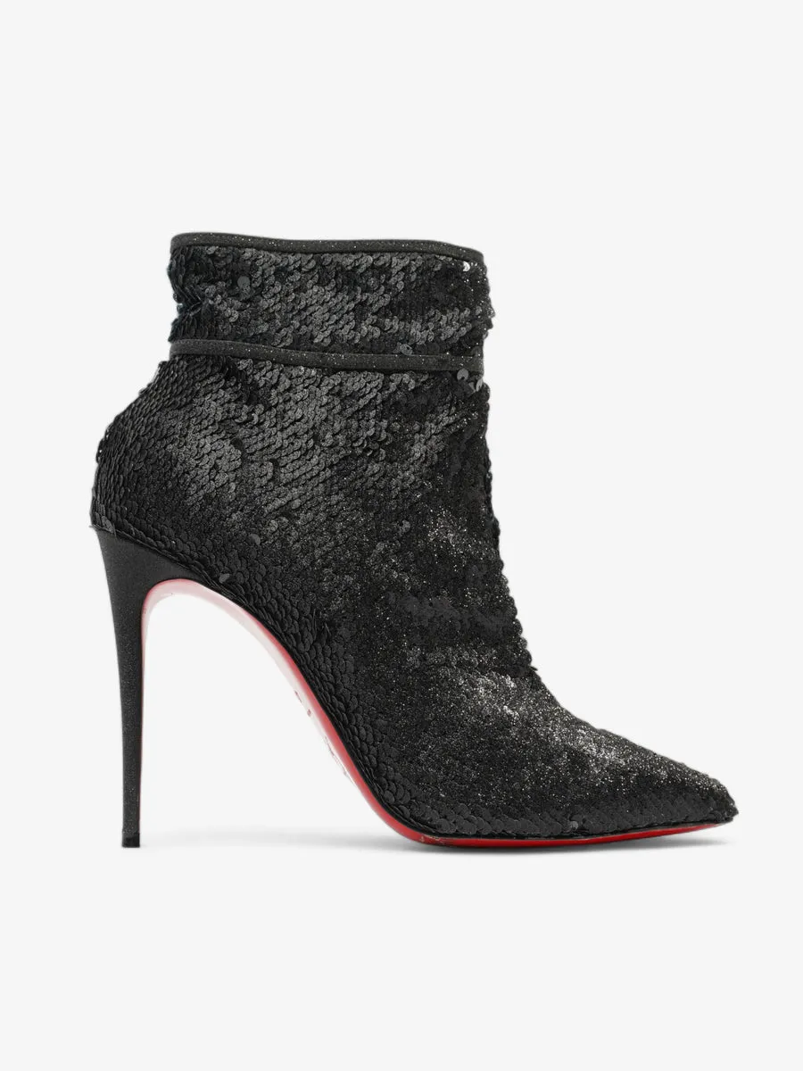 Moulakate Ankle Boot 110 Black Sequin EU 41 UK 8