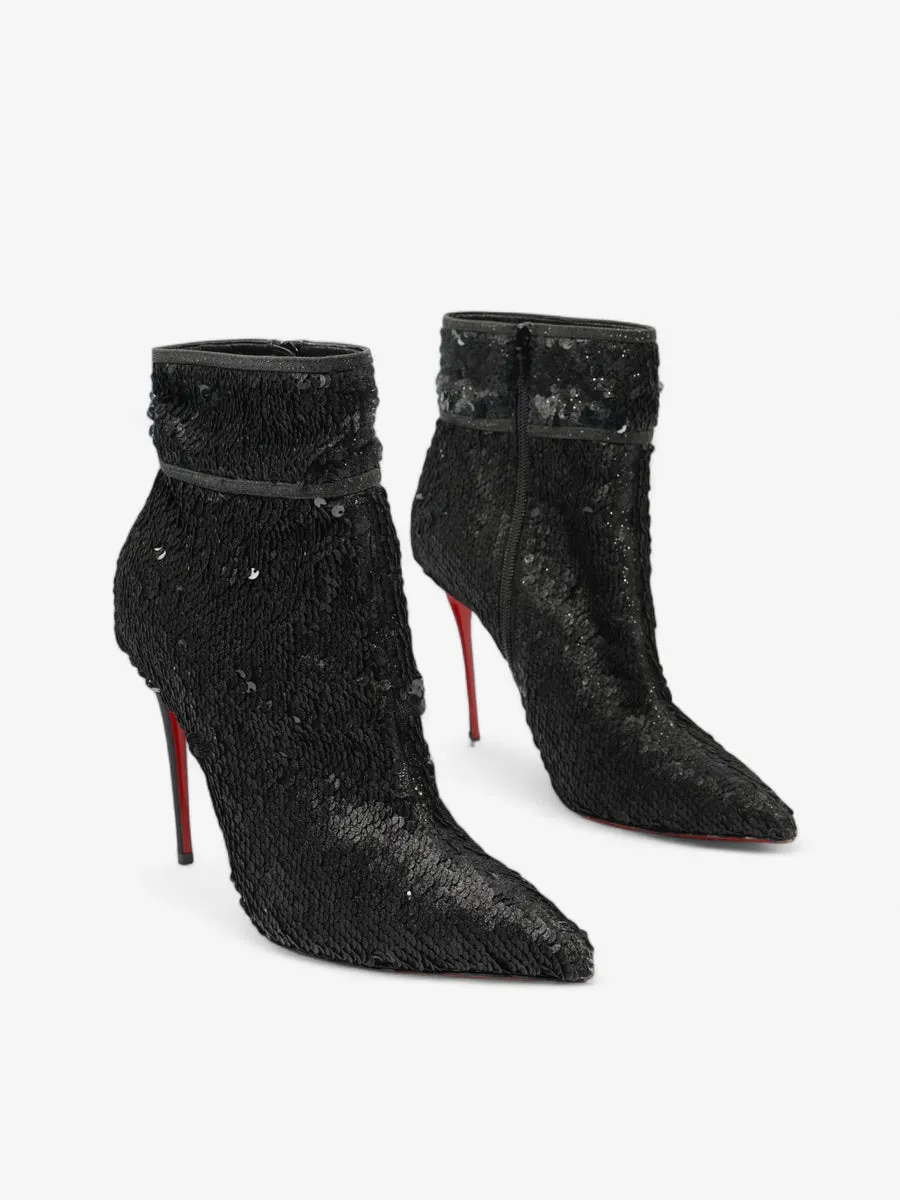 Moulakate Ankle Boot 110 Black Sequin EU 41 UK 8