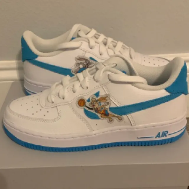 Nike Air Force 1 Low Hare Space Jam Size 6 DJ7998-100