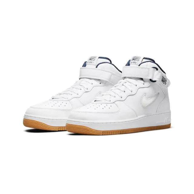 Nike Air Force 1 Mid Jewel QS (NYC - Yankees/ White/ Mid...