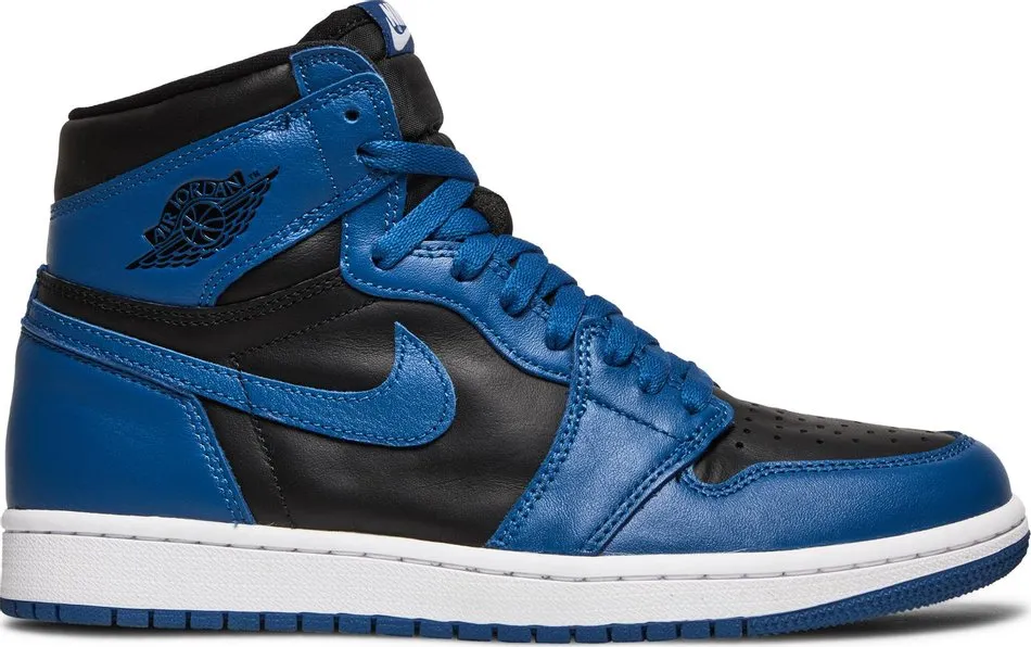 Nike - Air Jordan 1 Retro High OG Sneakers - DK Marina Blue/Black/White