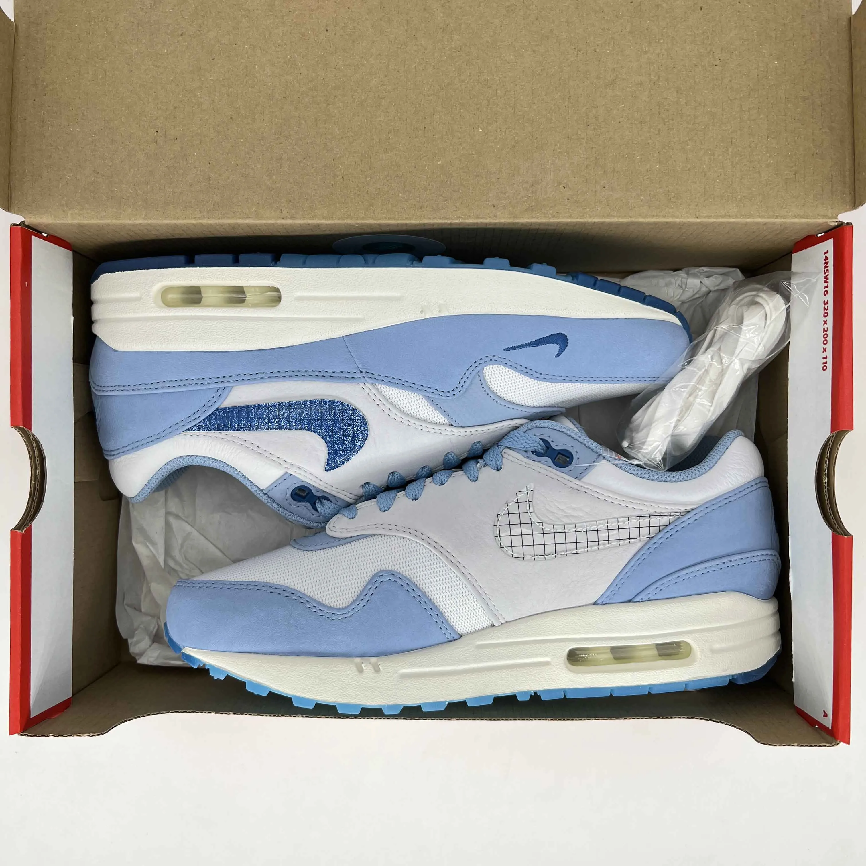 Nike Air Max 1 PRM Blueprint 2022 New Size 9