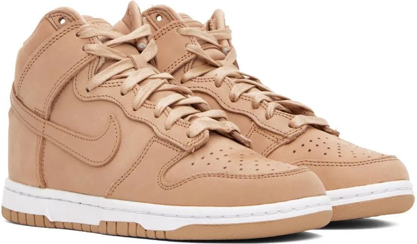 Nike Beige Dunk Premium Sneakers