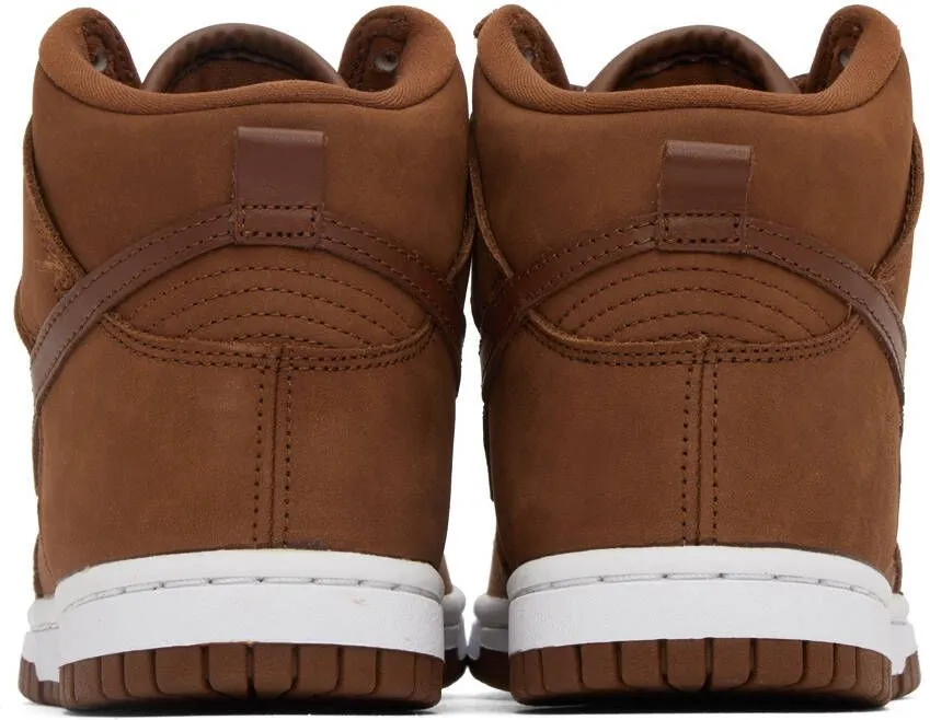 Nike Brown Dunk Premium High Sneakers