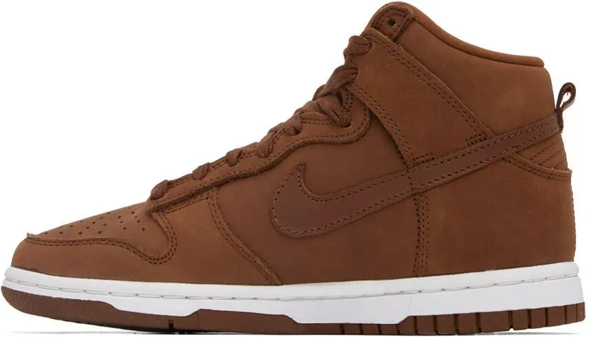 Nike Brown Dunk Premium High Sneakers