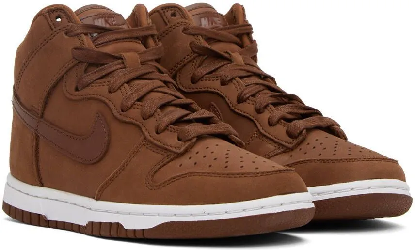 Nike Brown Dunk Premium High Sneakers