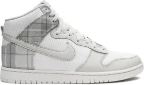 Nike Dunk High Plaid Summit White sneakers Grey