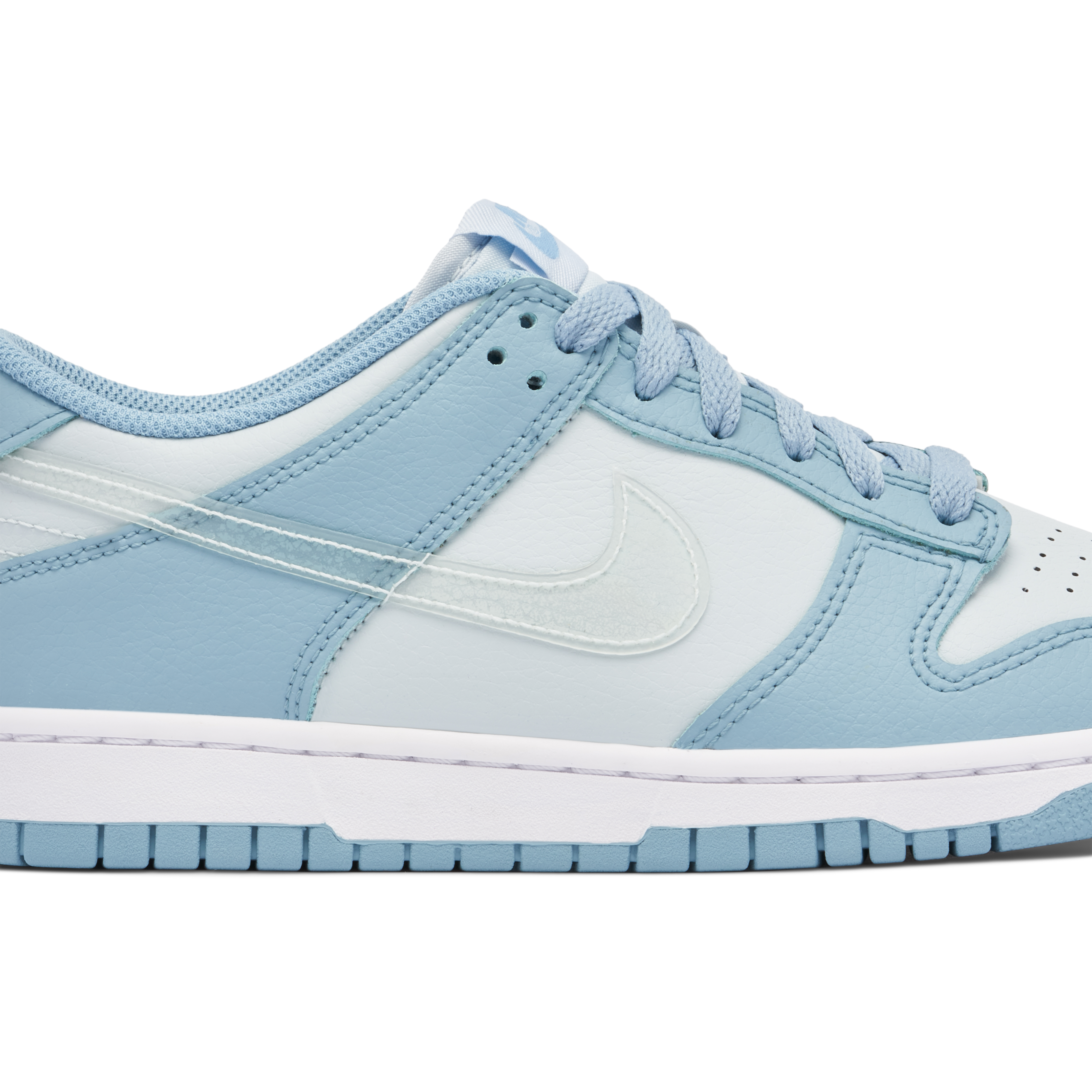 Nike Dunk Low Clear Swoosh Blue GS | DH9765-401 | Laced