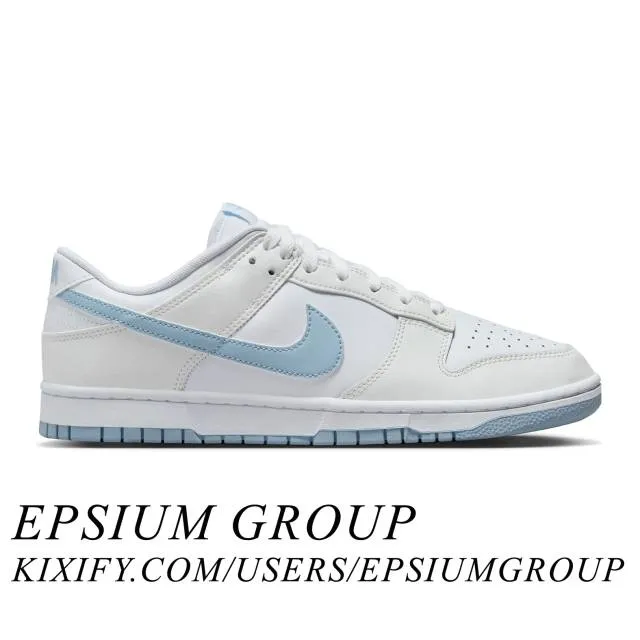 Nike Dunk Low (White Light Armory Blue/ White/ Summit Wh...