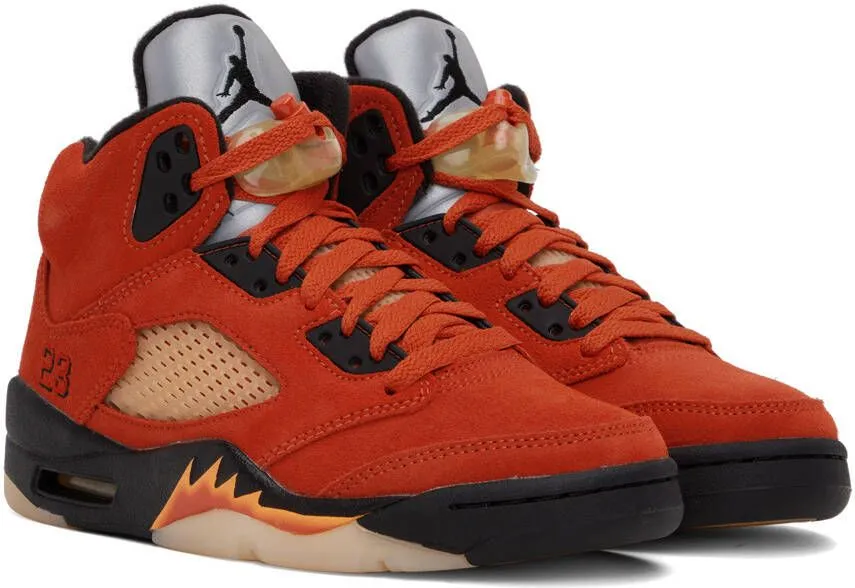 Nike Jordan Red Jordan 5 Retro Dunk on Mars Sneakers