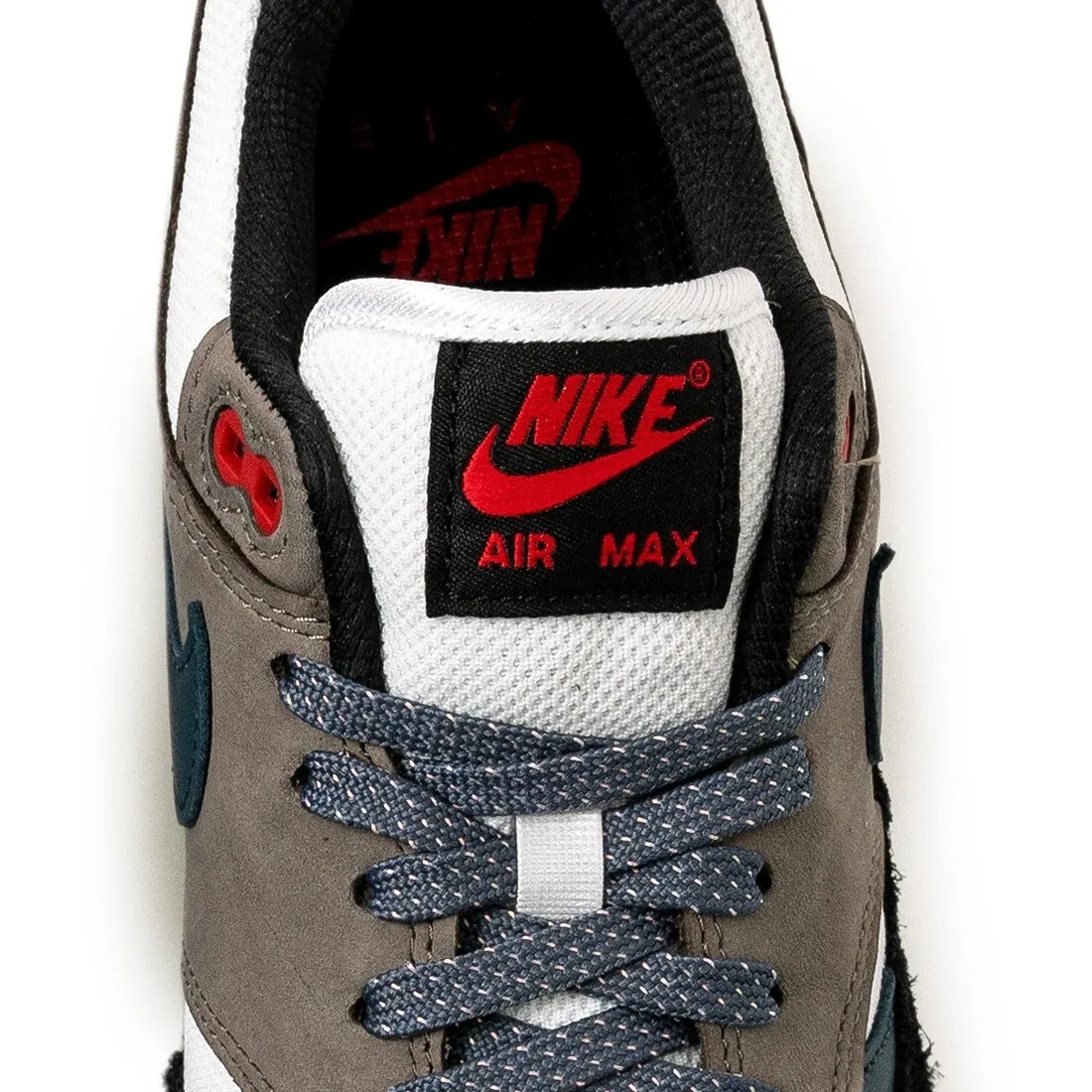 Nike Men Air Max 1 Prm (white / slate blue-black-soft grey)